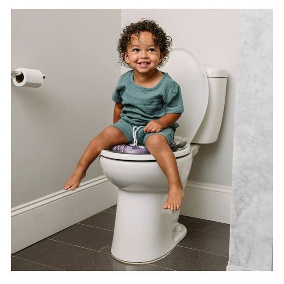 NWT Batman Potty Training Toilet Seat DC Comics Seat with Storage Hook - Picture 3 of 3